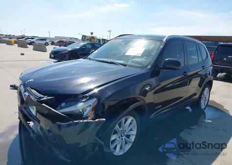 2016 BMW X3 xDrive28I z USA, uszkodzony, nr VIN 5UXWX9C51G0D73657